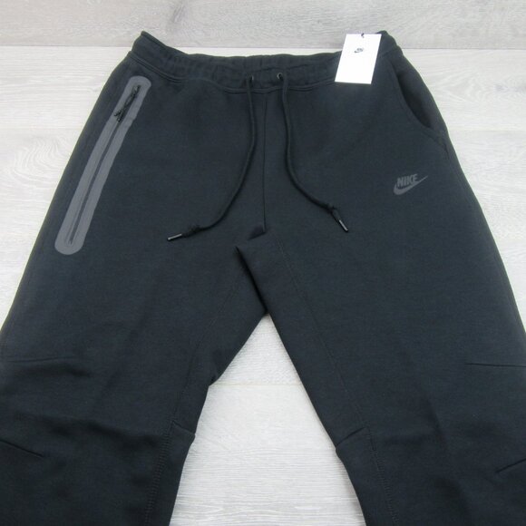 Nike Sportswear Tech Fleece Jogger Pants Mens Size Large Black NEW - Picture 2 of 13